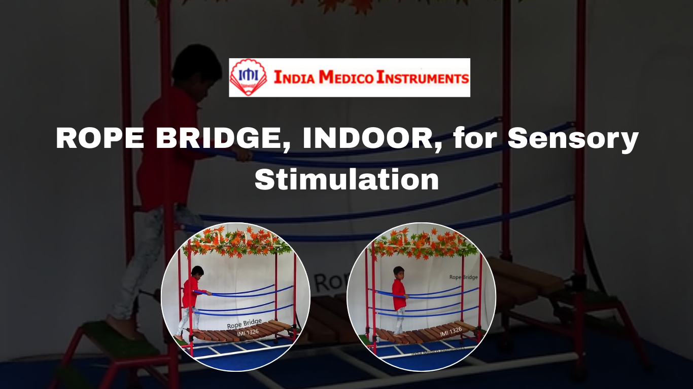 Indoor Sensory Rope Bridge